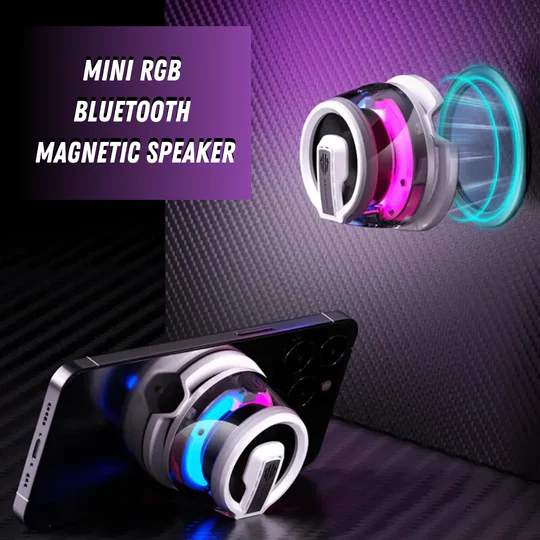 Mini RGB Bluetooth Magnetic Speaker