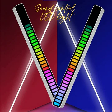Sound control LED light